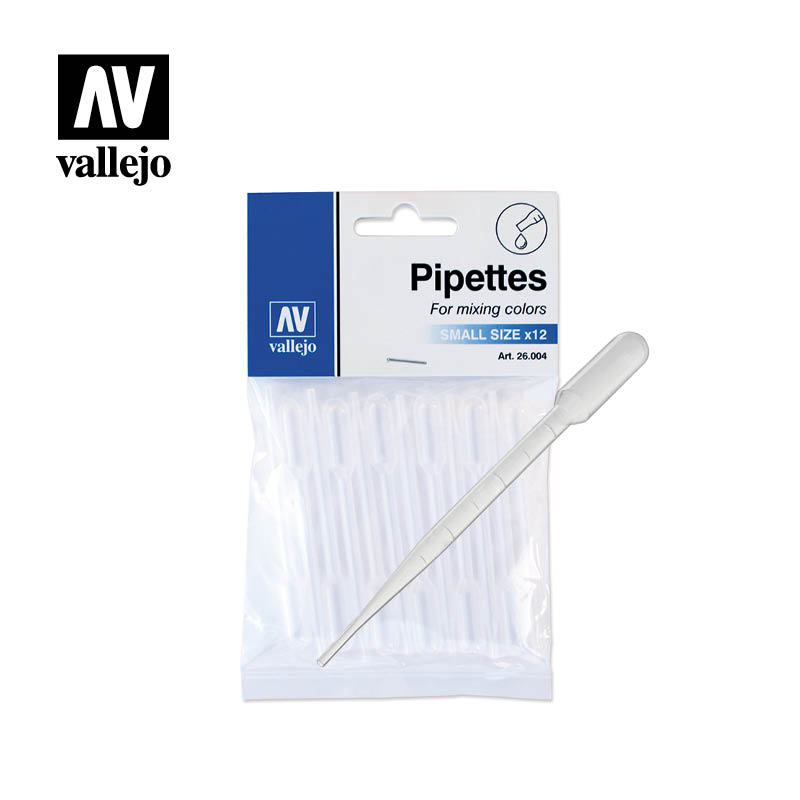pipettes-1ml-vallejo-hobby-tools-26004 Vallejo Pipettes 1 ml./0.03 fl.oz. (12 Stk)