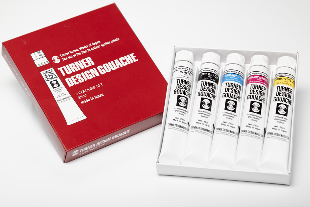 Turner Design Gouache Set 5 x 25ml