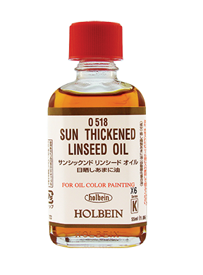 Holbein Sun Thickend Linseed Oil 55ml