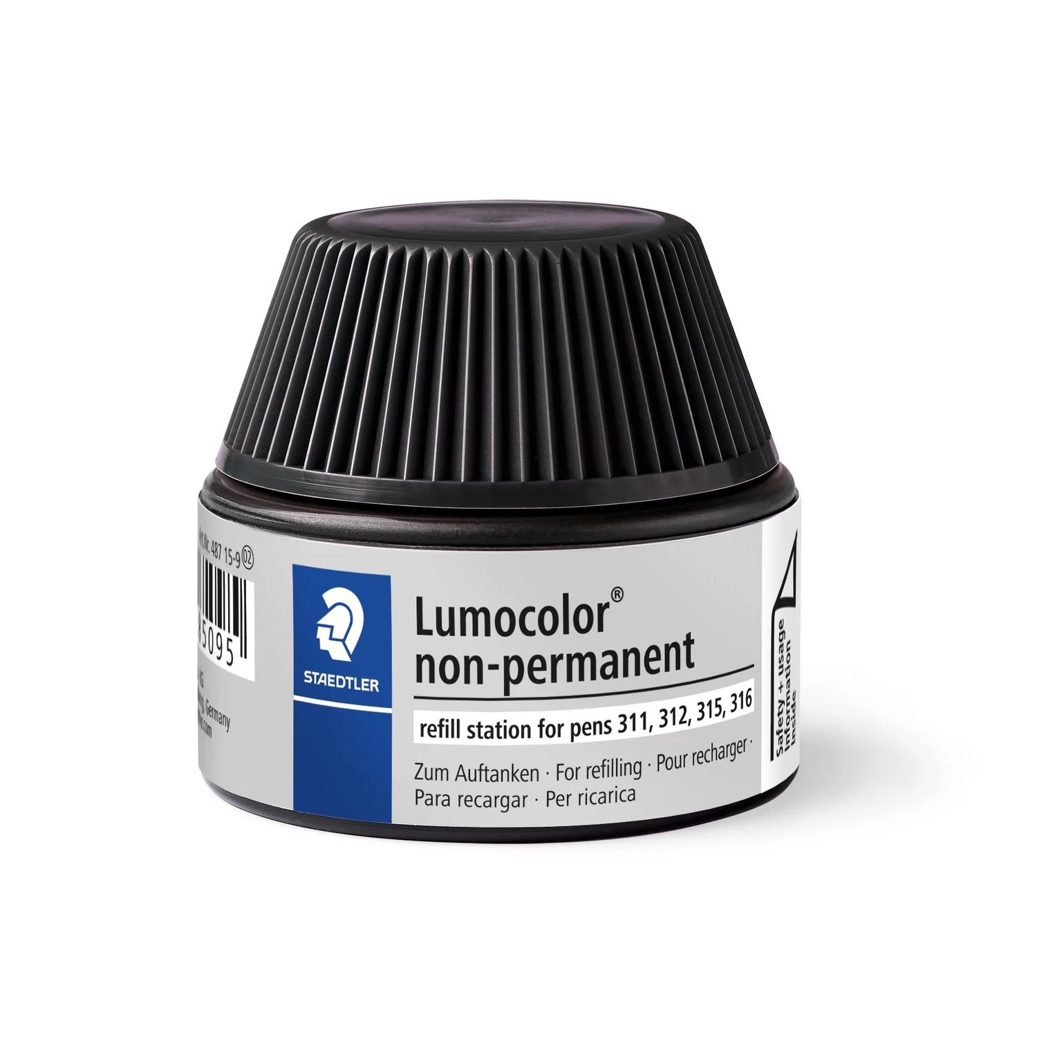 lumocolor-refill-station-487-15schwarz Staedtler Lumocolor non-permanent refill station 487 15