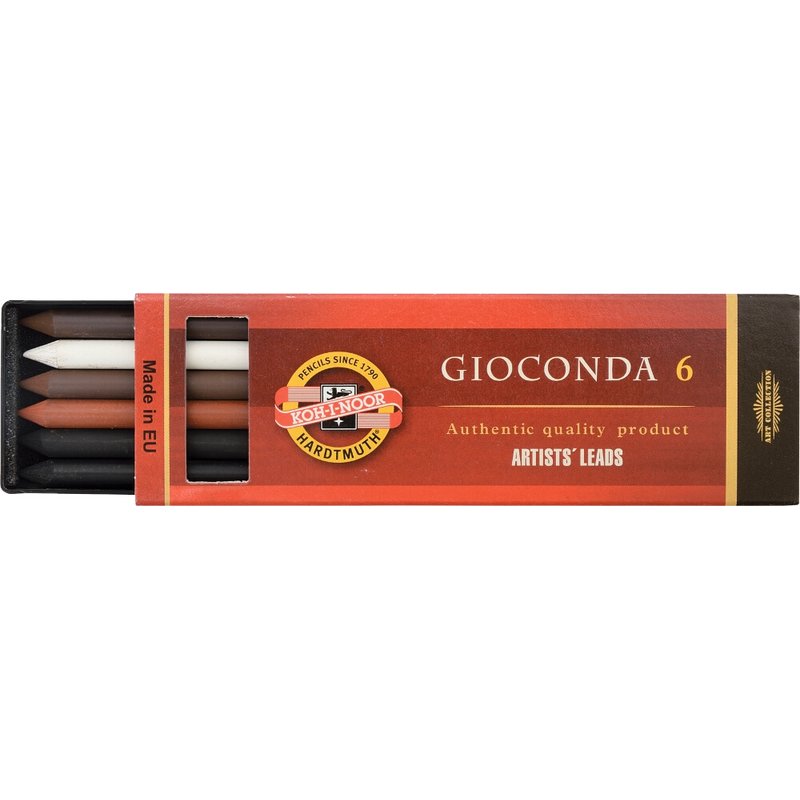 minen-56-x-120-mm-kuenstlerminen-mix-i-im-6er-pack KOH I NOOR Minen 5.6 x 120 mm GIOCONDA - Minen Mix I - 6er Pack (4869/1)