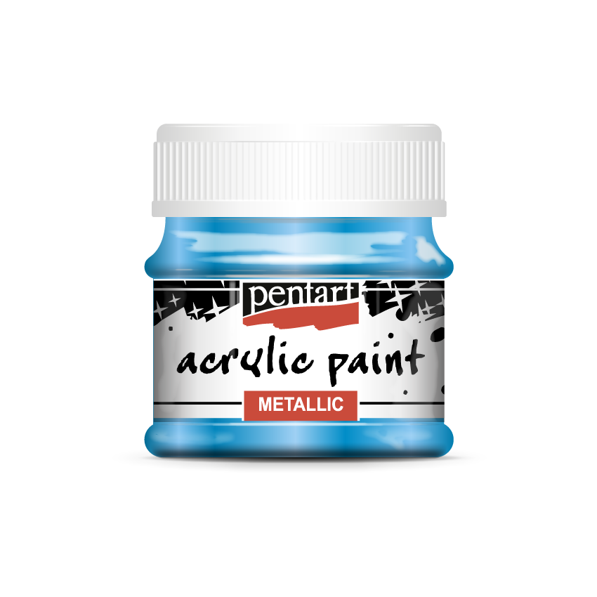 Pentart Acrylfarbe Metallic/Pearl 50ml