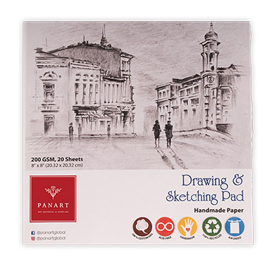 panart-drawing-pad-1 PANART Drawing and Sketching Pad 200g/m 20x20cm